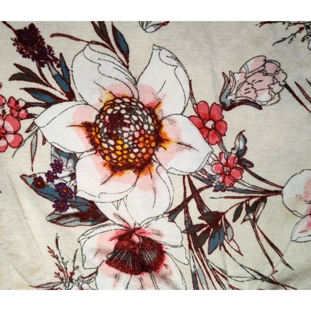 Lou‎ Lou Rayon Baby Girl 6 9 12 Mos Floral Romper Outfit 1pc Shortall - Picture 3 of 4